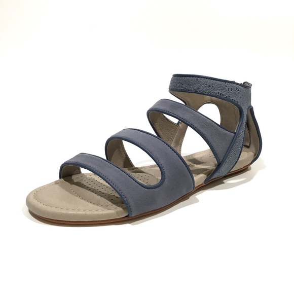 Tsubo Barbra Strappy Women’s Sandals -Blue Steel Suede -US 7 -NEW - Picture 1 of 7